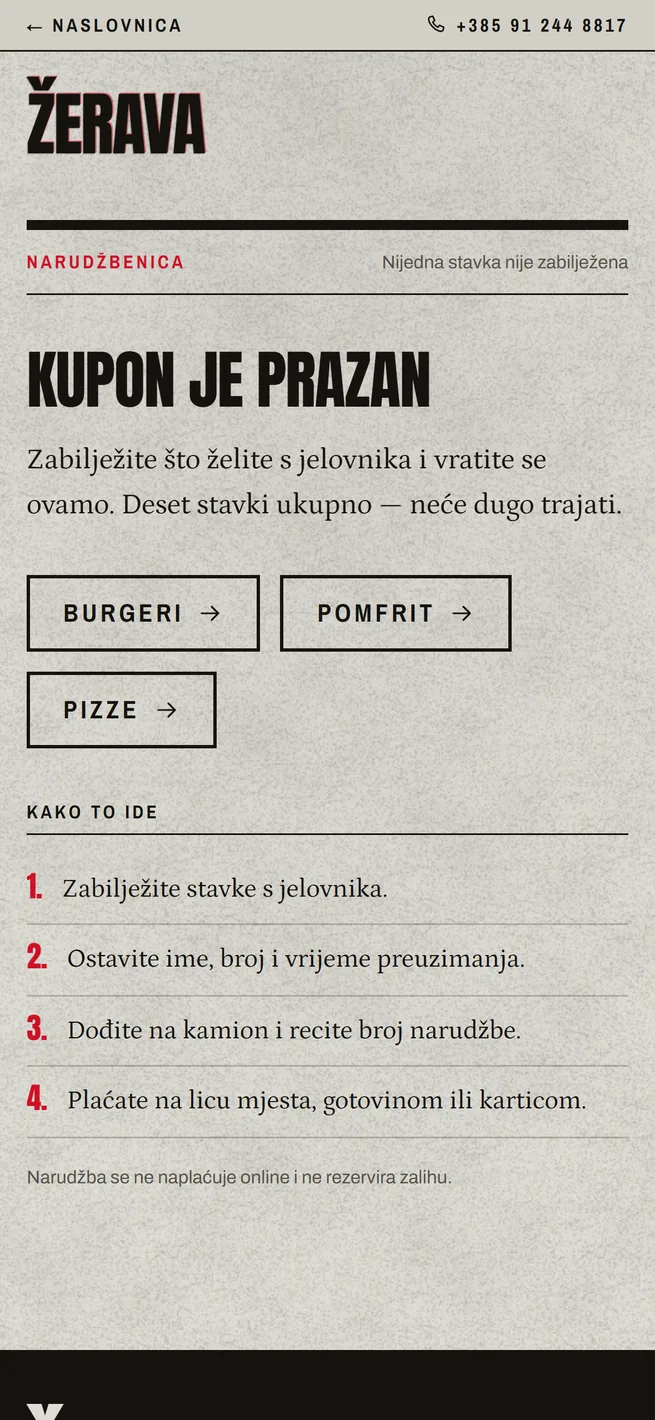 Narudžbenica na mobitelu, četiri koraka do preuzimanja
